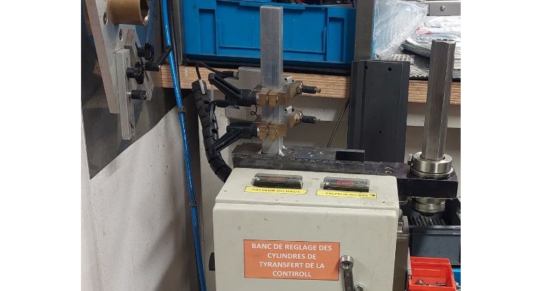 Banc de réglage cylindre d'étiqueteuse - Vue 2