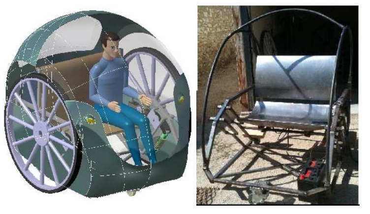 Prototype de véhicule électrique